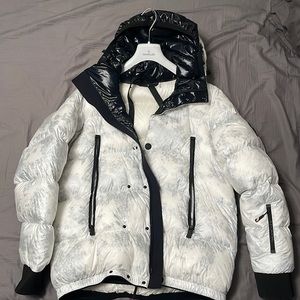 Moncler Grenoble White Puff Jacket
